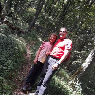 Roland Schweikert mit Tochter Charlotte